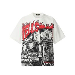 Designer Tee Cartoon Anime Vintage Tee Men T-shirt Skateboard Summer Casual Fashion Street Wear Tshirt 24SSS 1 mars 1