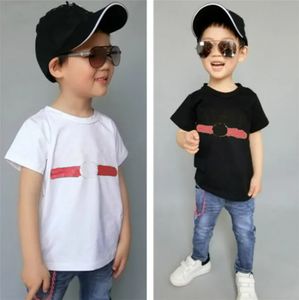 Designer Tees Kids Fashion T-Shirts Boys Girls Jacket Zomer Uit Gedrukte Tops Baby Child T Shirts Stijlvolle trendy T-shirts Baby Coat T-shirts