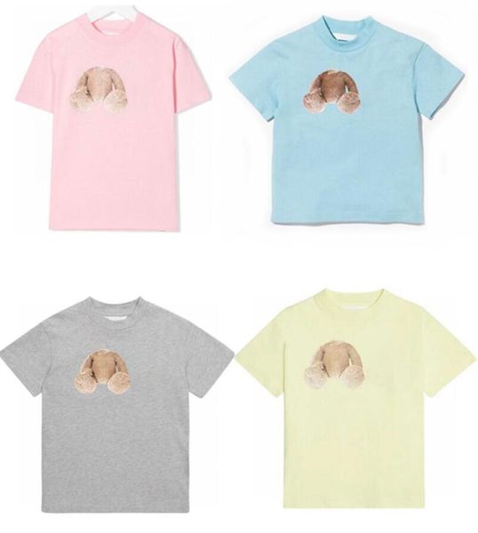 Designer Tees Enfants Mode T-shirts Garçons Filles Été Caual Lettre Imprimé Tops Bébé Enfant T-shirts Élégant À La Mode T-shirts Multi Couleurs