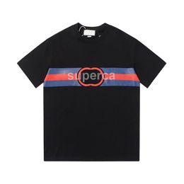 Camisetas de diseñador Camisetas para hombre Estampado de verano 100% algodón suelto casual camiseta de manga corta para hombres mujeres camiseta Polos G87548
