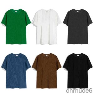Camisetas de diseñador Camisetas con estampado oblicuo para hombre Toalla de verano Tela jacquard Camiseta larga informal para hombres y mujeres Camiseta Polos Euro S-XL NK18