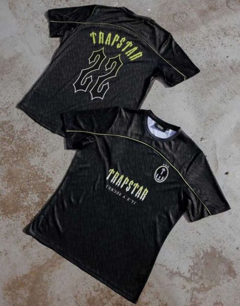 Designer Tees Trapstar T-shirts pour hommes Street Fashion Brand Sports Sports à manches courtes Chemise de basket-ball Soccer Tee Mesh Design respirant YY9921