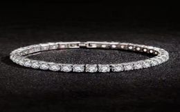 Designer Tennis Luxe Bracelet Roestvrij staal Moissanite Link Chain Armbanden armbanden Valentijnsdag Gift Vriendin Chirstmas J4242323