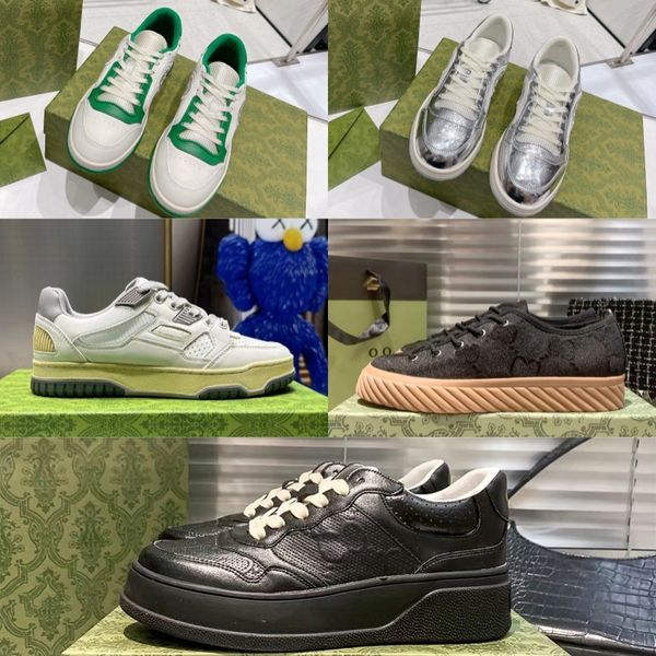 Chaussures de tennis designer 1977 Chaussures décontractées Bee Sneakers Ace Basses femmes Chaussures Femmes de haute qualité Black blanc vert Vintage en toile Vintage Trainer MAC80 Sneakers