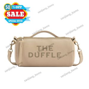 Designer The Duffle Bag Shopping Totes Unisexe Brand New Cuir Bandoulière Épaule en forme de baril Le fourre-tout 2 WAY Femmes Lady Sac à main Sport Purse Beach Packs