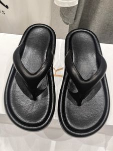 Designer la rangée de sandale de chaussures en rangée pantoufles en caoutchouc chaussure plate mara sandale plate à enfiler minimal sandale ginza en cuir talons dhgate avec boîte 35-40