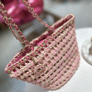 designer les sacs fourre-tout sacs de plage roses sacs de paille de haute qualité sacs à main pour femmes de mode sacs d'été classiques sacs de maman cool sacs à provisions sacs à chaîne sacs à main fourre-tout 2023