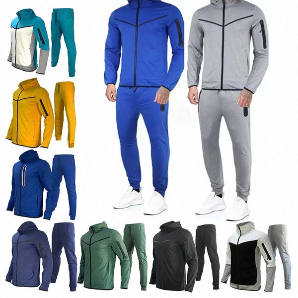 Designer Men Men Pantwear Sportwear Woman Tech Fleece Tracksuit Suit Mens Sleeve Jacket Pant Jogger Tracksuits Bottoms Man Joggers Asian Taille