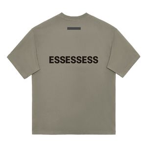 Designer Tide Chest Letter Imprimé laminé à manches courtes High Street Lâche Oversize Casual T-shirt 100% Coton Tops pour hommes et femmes