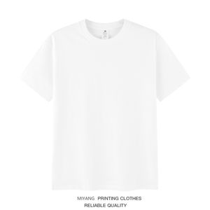 T-shirts de marée designer personnalisent la lettre de poitrine laminée à manches courtes à manches courtes en vrac t-shirt décontracté.