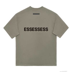 Designer Tide T-shirt Lettre de poitrine imprimé laminé à manches courtes High Street Loose Oversize T-shirt décontracté 100% coton Tops pour hommes et femmes M5HZ