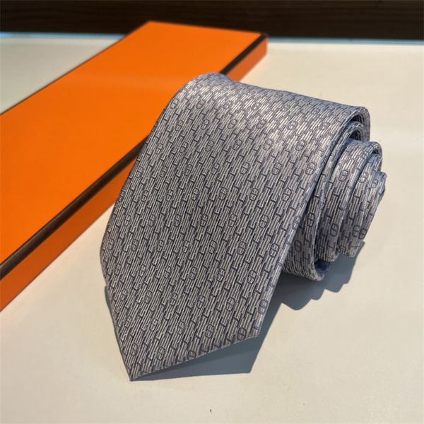 Corbata de diseñador para hombre, corbatas de negocios con estampado de seda, corbata de punto a la moda para hombre, corbata de lujo para caballero