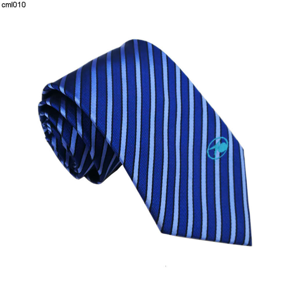 Designer Tie Guangzhou Enterprise Bank Insurance Professional Uniform Twill Jacquard Custom Made {Category}