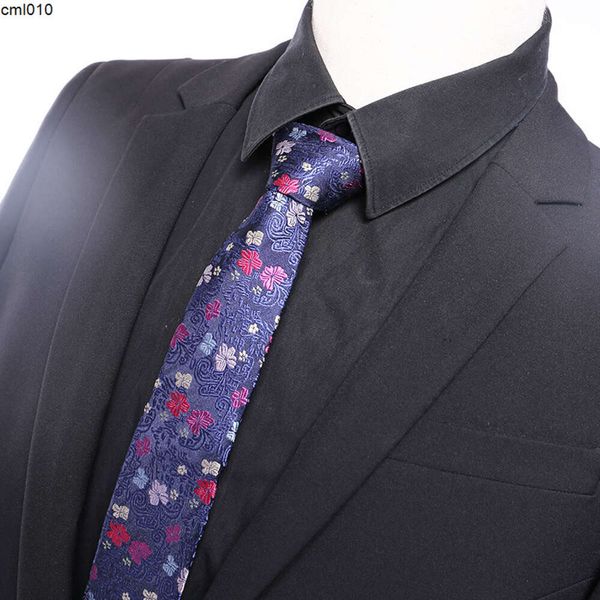 Cravate de créateur en soie pour hommes, 8cm, robe d'affaires, mûrier, cadeau d'entreprise de haute qualité {catégorie}