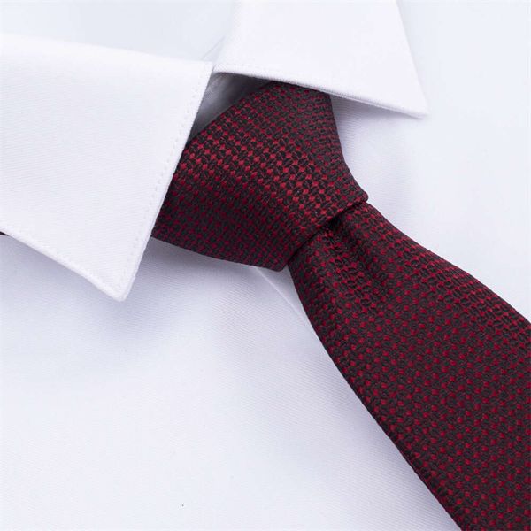 Cravate de créateur pour hommes, flèche noire, nœud rouge, marié et meilleur homme, soie adulte, Ielp