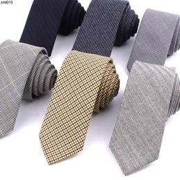 Costume de bureau d'affaires en laine pour hommes, cravate de styliste, version étroite, équipe de travail de 5,5 cm {catégorie}