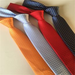 Cravate de créateur Cravate en soie noir bleu Jacquard tissé à la main pour hommes mariage décontracté et cravate d'affaires mode Hawaii avec cravates de boîte