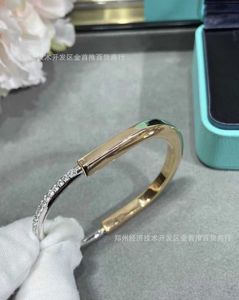 Designer Tiffay Lock-armband Nieuw Ins Hoge kwaliteit ketting Zilveren kop