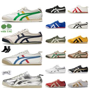 Designer Tiger Mexico 66 Chaussures Casual Plate-forme de mode Femmes Hommes Onitsukass Tigers Birch Vert Rouge Jaune Blanc Bleu Argent Beige Vert Tennis Baskets Baskets