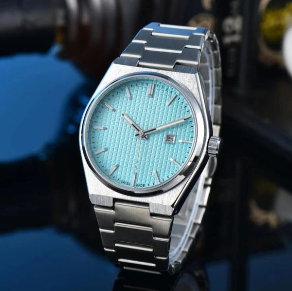 Diseñador TISSOTITY Nuevos relojes de pulsera para hombre Relojes de cuarzo de alta calidad con calendario para el día Reloj de diseñador Reloj para mujer Reloj 1853