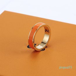 ontwerper titanium stalen band ringen mode-sieraden heren eenvoudige moderne ring dames geschenk