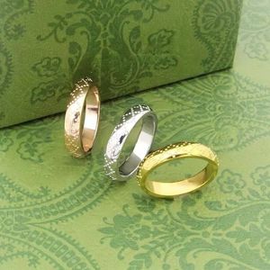 Diseñador titanio acero plata amor anillo diamantes hombres y mujeres joyería de oro rosa pareja anillo regalo hermoso