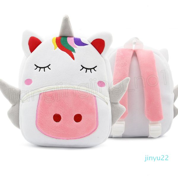 Designer-Toddler Licorne Sac À Dos De Bande Dessinée Sac D'école En Peluche Bookbag Zoo Sac D'école Filles Garçons Animal Sacs À Dos sac à bandoulière GGA830 60pcs