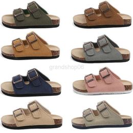 Designer Toddlers Cork Slippers Summer Sandals Sandales pour bébé Chaussures Chaussures Boys filles Chaussure Boy