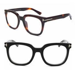Designer TOM lunettes de soleil femmes hommes FORD marque de luxe été décontracté lunettes de plaque Art classique lunettes de vue carrées cadre complet hommes et femmes myopes