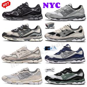 Designer Top Gel NYC Marathon hardloopschoenen voor heren Dames Havermout Beton Marine Staal Obsidiaan Grijs Crème Wit Zwart Ivy Outdoor Trail Sneakers Maat 36-45