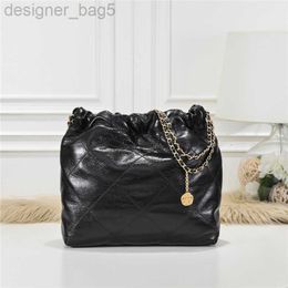 Designer Toplaag oliewas koeienhuid diamanten rasterketting draagtas met grote capaciteit mode crossbody tas met enkele schoudertas voor dames