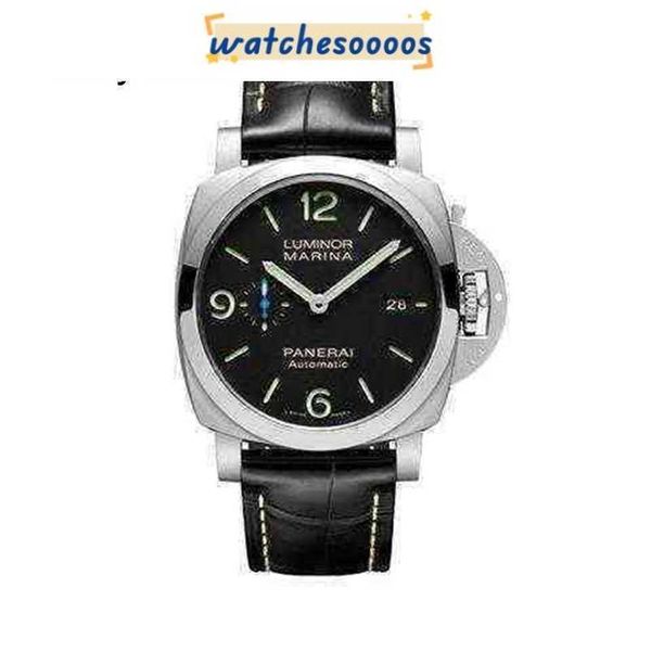 Designer Top Quality Automatic Watch P900 Automatic Watch Top Clone 1312 Crocodile en cuir STRAP Brand Designers Wris