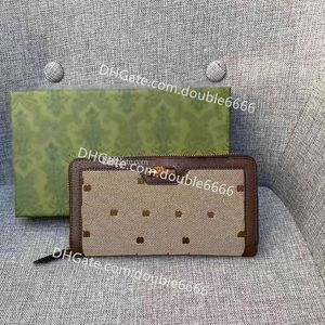 Designer Top qualité bambou zippy WALLET sac de carte de crédit en cuir véritable mode noir rose dame longue # 658634.658244