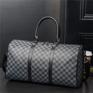 Sac de sport de qualité supérieure pour hommes et femmes, bagages à main de voyage, sacs à main en cuir Pu, grands sacs à bandoulière fourre-tout 55cm