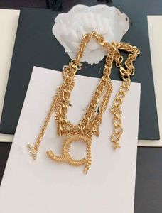 Designer topkwaliteit hanger kettingen klassieke gouden hartvormige chokers chanells voor dames letter c parel ketting zilveren sieraden cclies 89