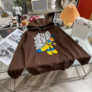Designer topversie Hoodie Handmade 1V 2022 Autumn en Winter Nieuwe handgekleed bijenlogo-sweater met capuchon