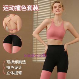 Designer Tops Sexy Lul Women Yoga Underwear Suitlul Femmes Summer Sports Bra Tabrifier Top Color Couleur Couleur Shockabsorbing Gathering Fitness and Running