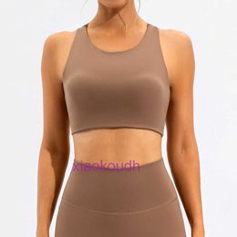 Designer tops sexy lul dames yoga ondergoed bra yoga sport underwearlul dames mooie rug high-intensiteit schok-absorberende hardloopvergadering fitnessvest