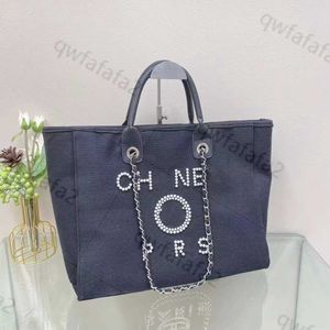 Bolsa de diseño de diseñador CH Pearl Bag Luxury Women's Bag Night Bag Mard Lienzo Bordado Bolsa de Mujeres Fashion Fashion Bag Should de alta calidad EB6F