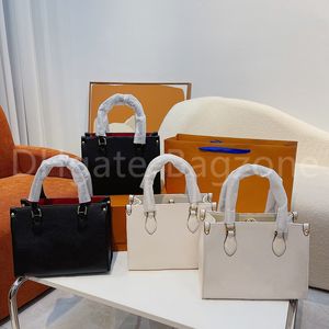 Designer Tote Bag Fashion Handtas Dames Schoudertas Grote capaciteit vierkleuren in reliëf 25cmx12cmx20cm