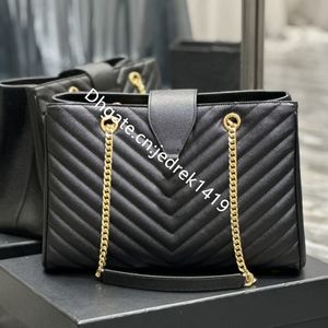 Designer draagtas voor dames luxe handtas Caviar koeienhuid Grote capaciteit boodschappentas 10A topkwaliteit lamsvacht suède reistas crossbody tas echt leer damestassen