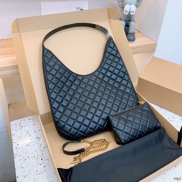 Bolso de mano de diseñador Gaby Bolso de mujer Luxuey Crossbody Icare Maxi Lambskin Gran capacidad Black Lady Shopping Bag Monedero Moda Bolsos de hombro
