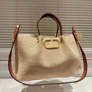 Designer Tote Bag Stro Handtassen Avond Goud Gehaakte Portemonnee Dames Ketting Hobo Totes Schouder Messenger Bag Metalen Slot Portemonnee Crossbody Tas Luxe Make-up Clutch