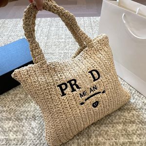 Sac fourre-tout designer femme sacs de paille sac sacs d'épalsine hobos hobos tricot à tricot de plage d'été sacs d'épaule mode grande