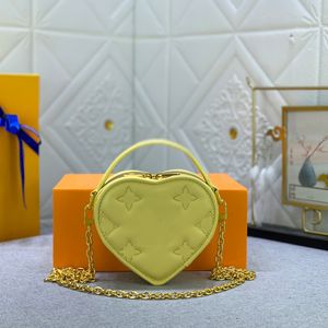 luxe draagtassen schoudertas leer hartvorm ontwerper crossbody mode dames mini schattige zoete portemonnees handtassen liefhebbers, liefde tassen portemonnee imitatie merk 14cm