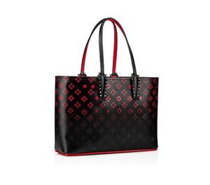 Designer tote classi cabarock cabata petit modele marca francesa bolsa de ombro mulheres redsbottoms preto leopardo bolsa de luxo grande capacidade saco de compras