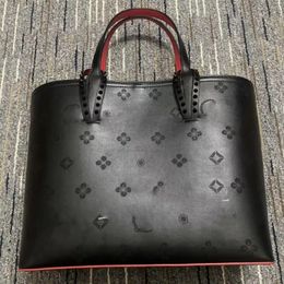 Designer Tote Classic CL cabarock cabata petit modèle Français Marque Sac à bandoulière Femmes Fond Rouge Noir Léopard Luxe Sac à main fourre-tout designer