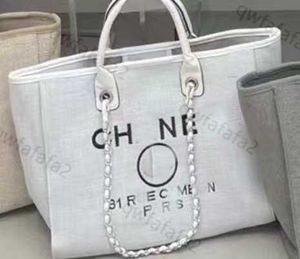 Diseñador Tote Classic Evening Luxury Handbag Fashion Pearl Chand Selete Mochila para mujeres lienzo de playa para mujeres
