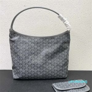 Designer-Tote vrouwen schoudertas groen blauw klassiek zakje houndstooth canvas kalfsleer leer handtas big space dames totes 2023