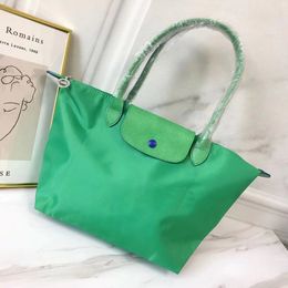Bolso de mano de diseñador para mujer, bolsa de noche impermeable de nailon con bola de masa, bolso de un hombro, almacenamiento grande, gimnasio, bolsa de compras para mamá